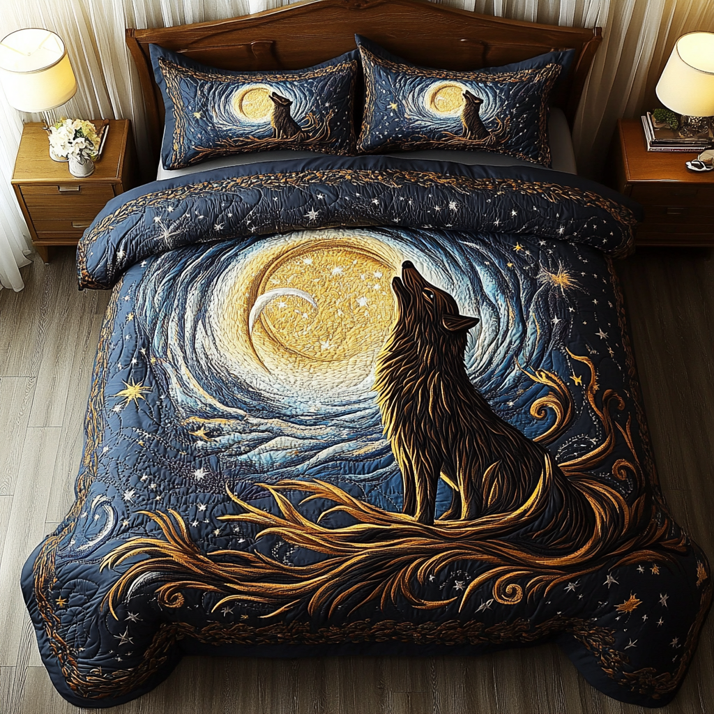 Alpha Roar 3-Piece Quilted Bedding Set NCU0DK4443