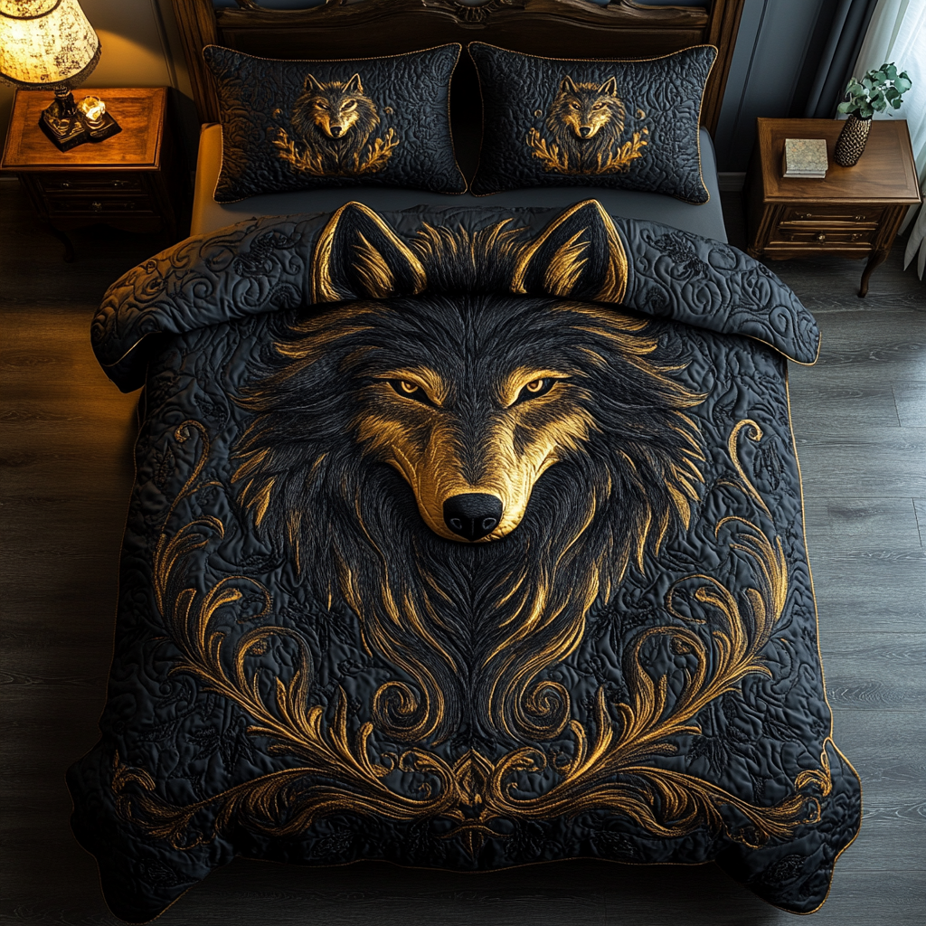 Alpha Spirit Quilted Bedding Set NCU0DV2754