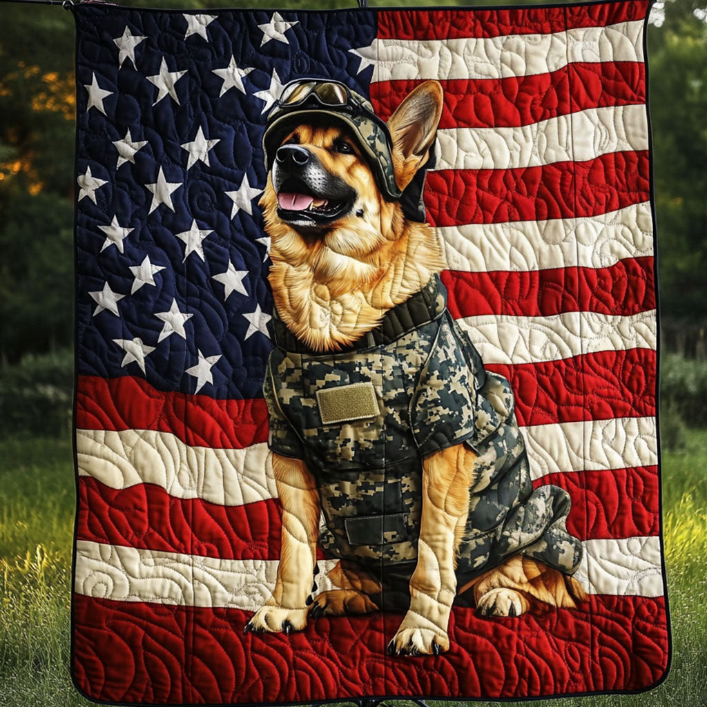 American K9 Hero Quilted Blanket NCU0NT5249