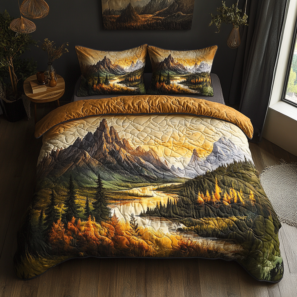 Ancient Mirage Quilted Bedding Set NCU0DV3953