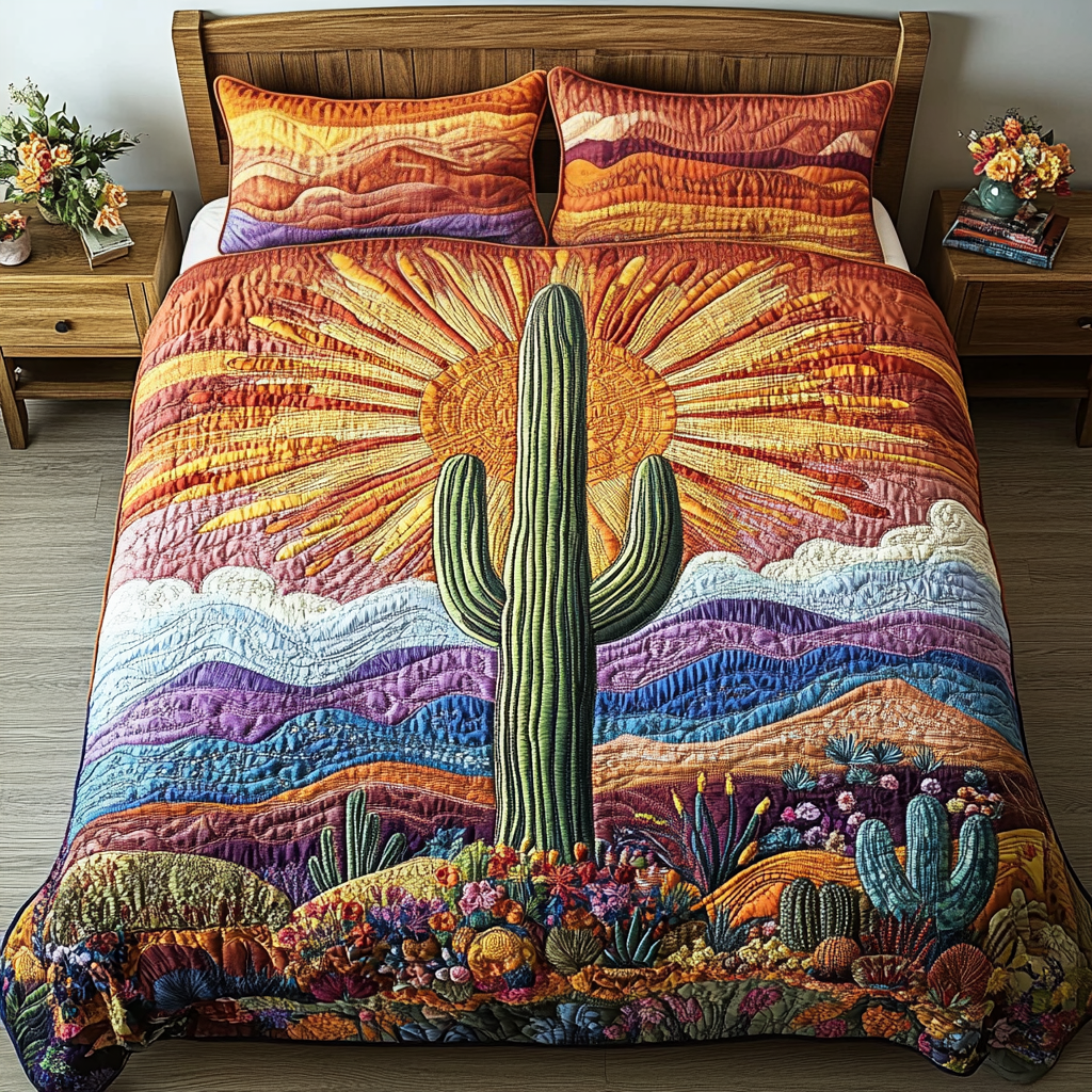 Arizona Vibes 3-Piece Quilted Bedding Set NCU0VH3420