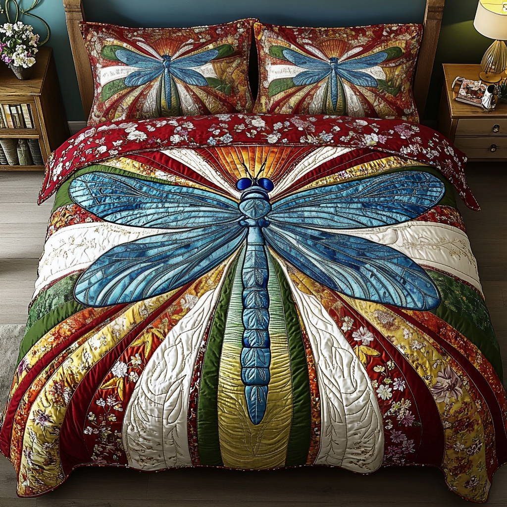 Aurora Flyer Quilted Bedding Set NCU0DV2818