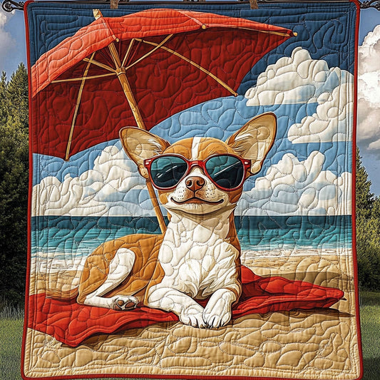 Beach Vibes Quilted Blanket NCU0NT5310