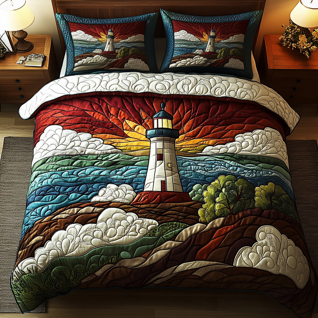 Beacon Glow Quilted Bedding Set NCU0DV2946