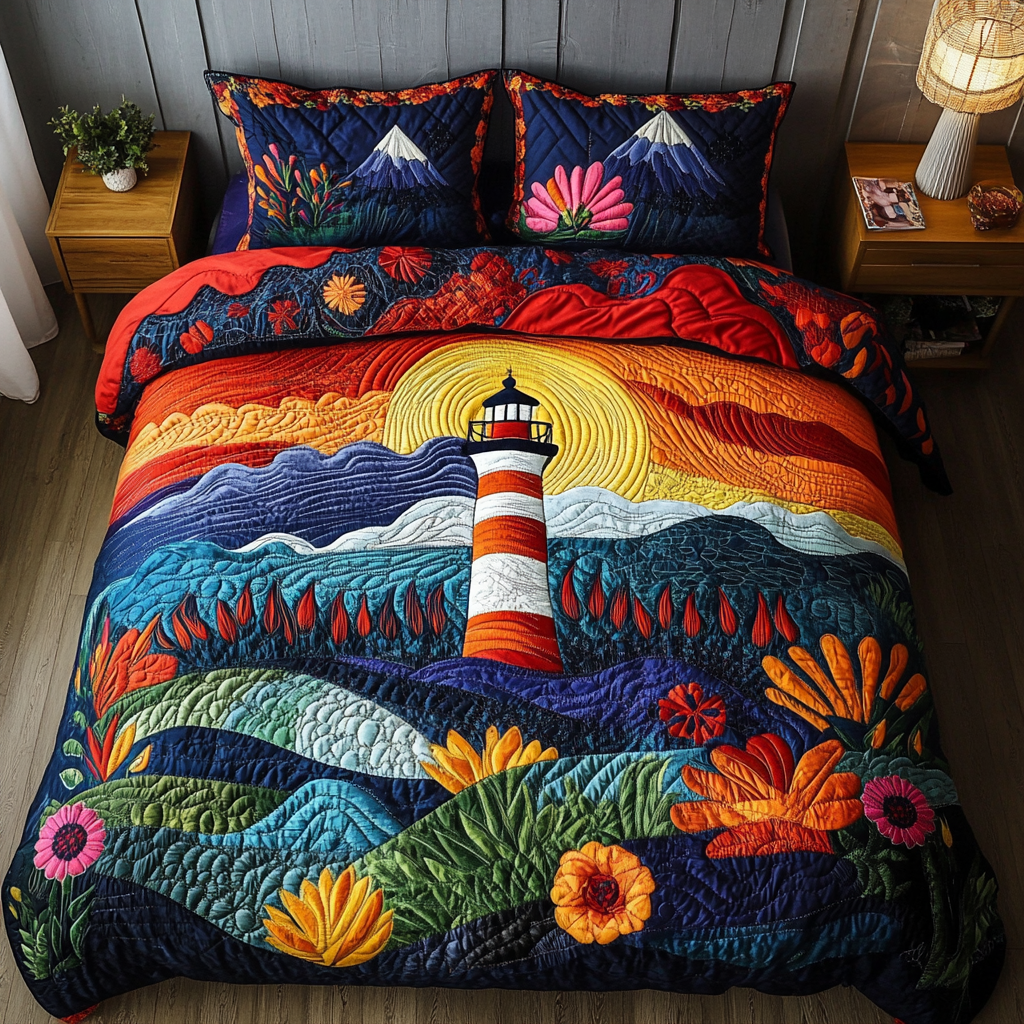 Beacon Haven 3-Piece Quilted Bedding Set NCU0DK3948