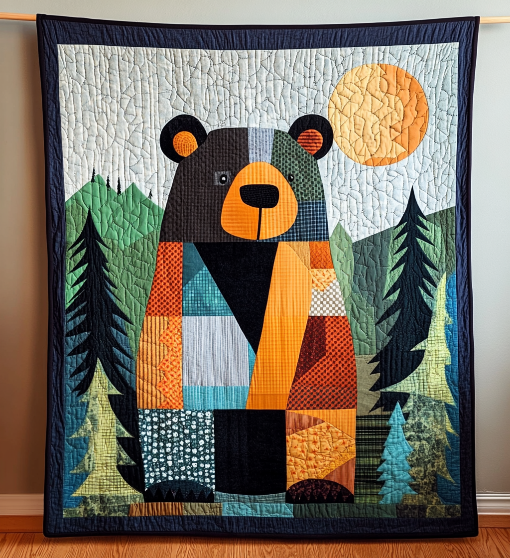 Bear Hugs Quilted Blanket 06acxd030425