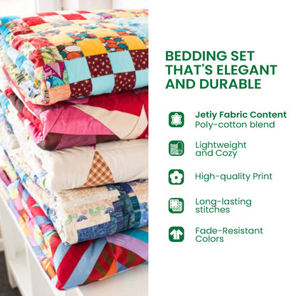Boho Dragonfly Bliss 3-Piece Quilted Bedding Set NCU0PT4229