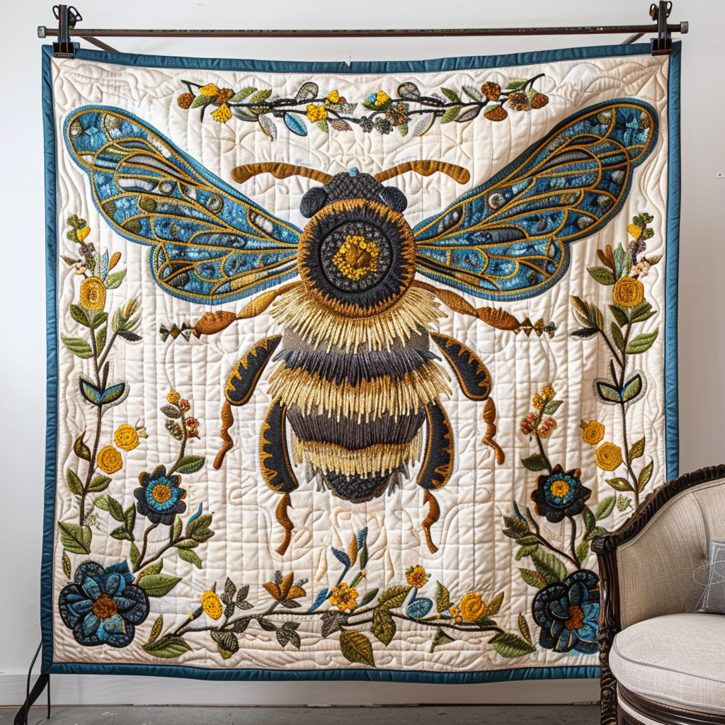 Bee Bliss Quilted Blanket 08acxd010425