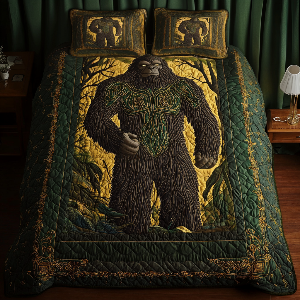 Bigfoot Regal Warrior 3-Piece Quilted Bedding Set NCU0NT3288