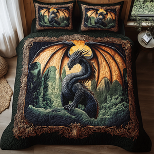 Blazing Majesty Quilted Bedding Set NCU0DV3972