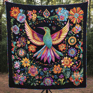 Blooming Spectrum Quilted Blanket NCU0VH2500