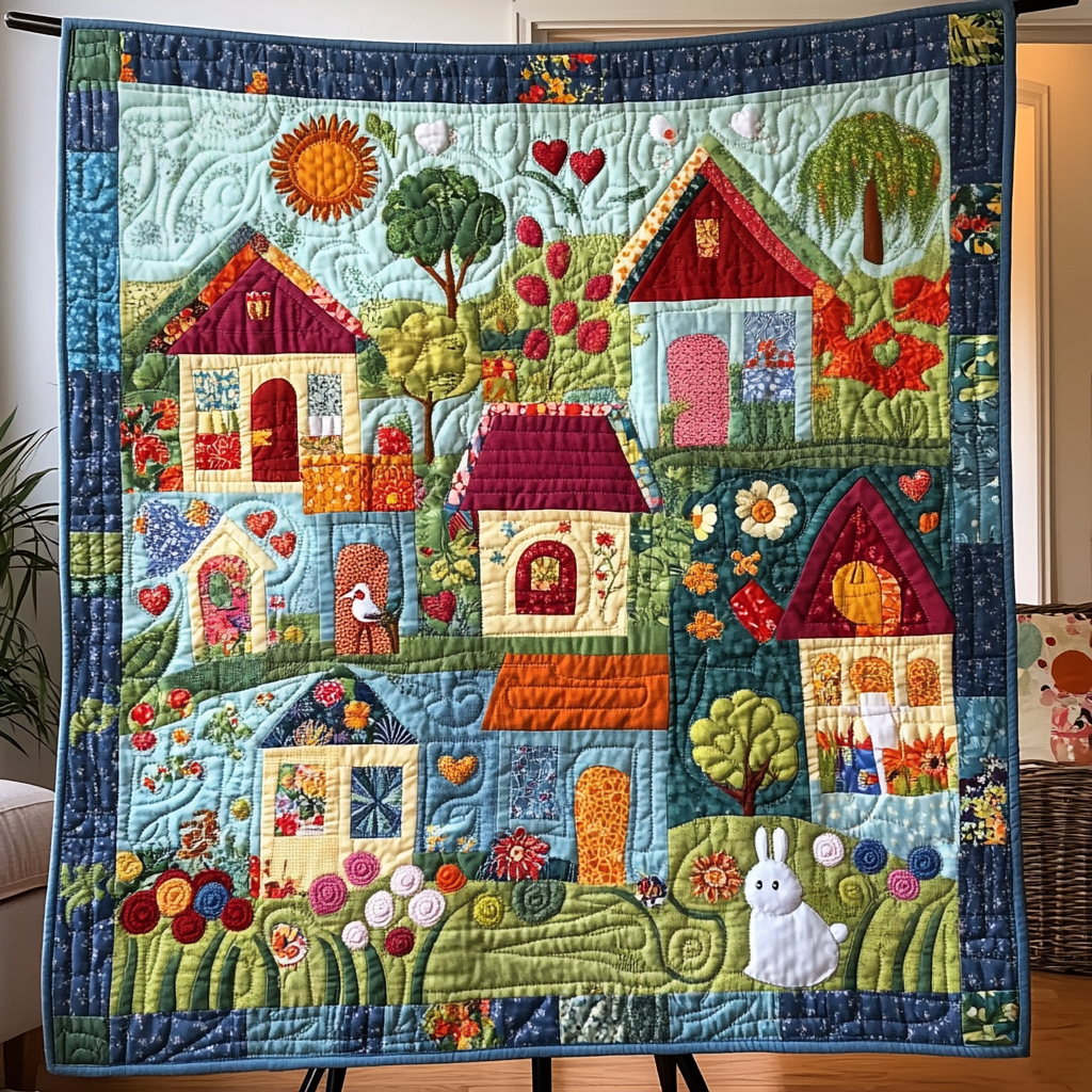 Blossom Lane Quilted Blanket NCU0VH3710
