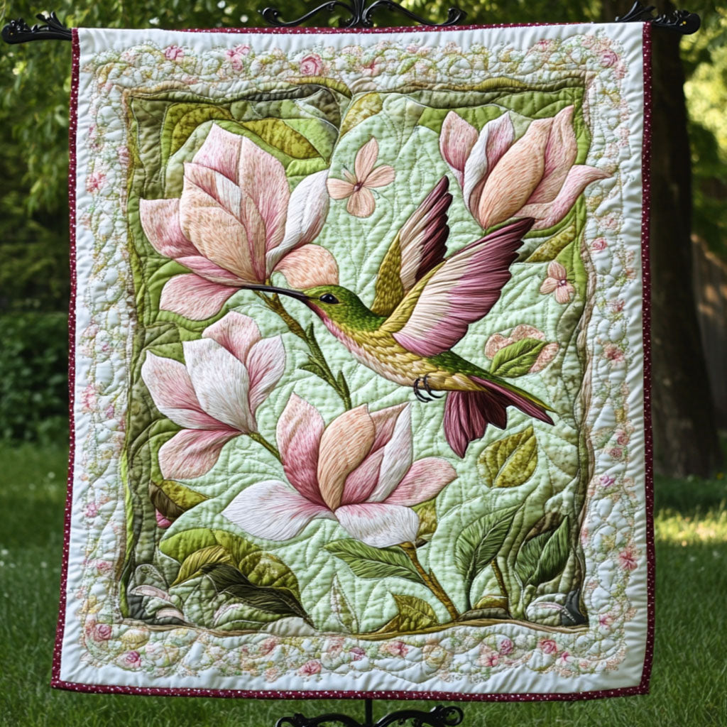 Blush Harmony Quilted Blanket NCU0NT3703