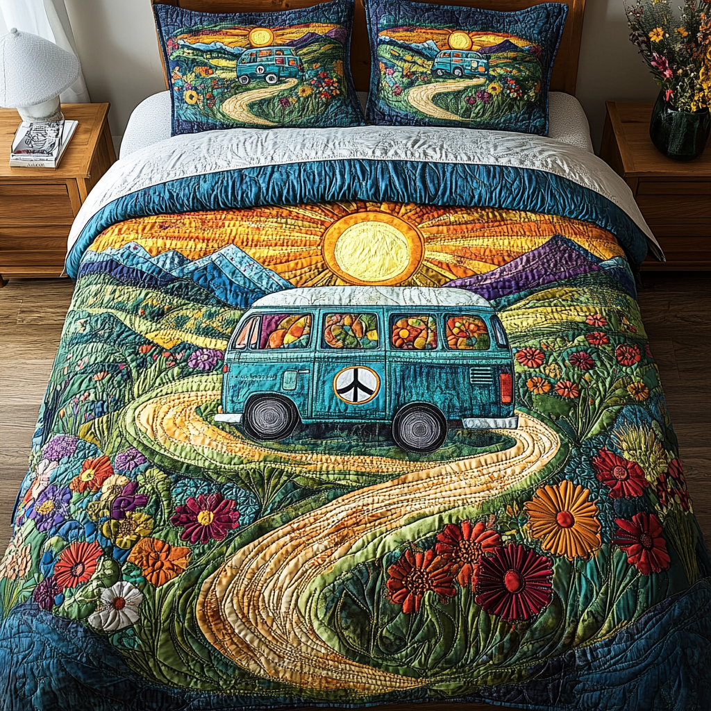 Boho Bliss Quilted Bedding Set NCU0DV4151