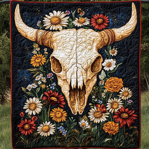 Boots and Skull Quilted Blanket NCU0NT5235