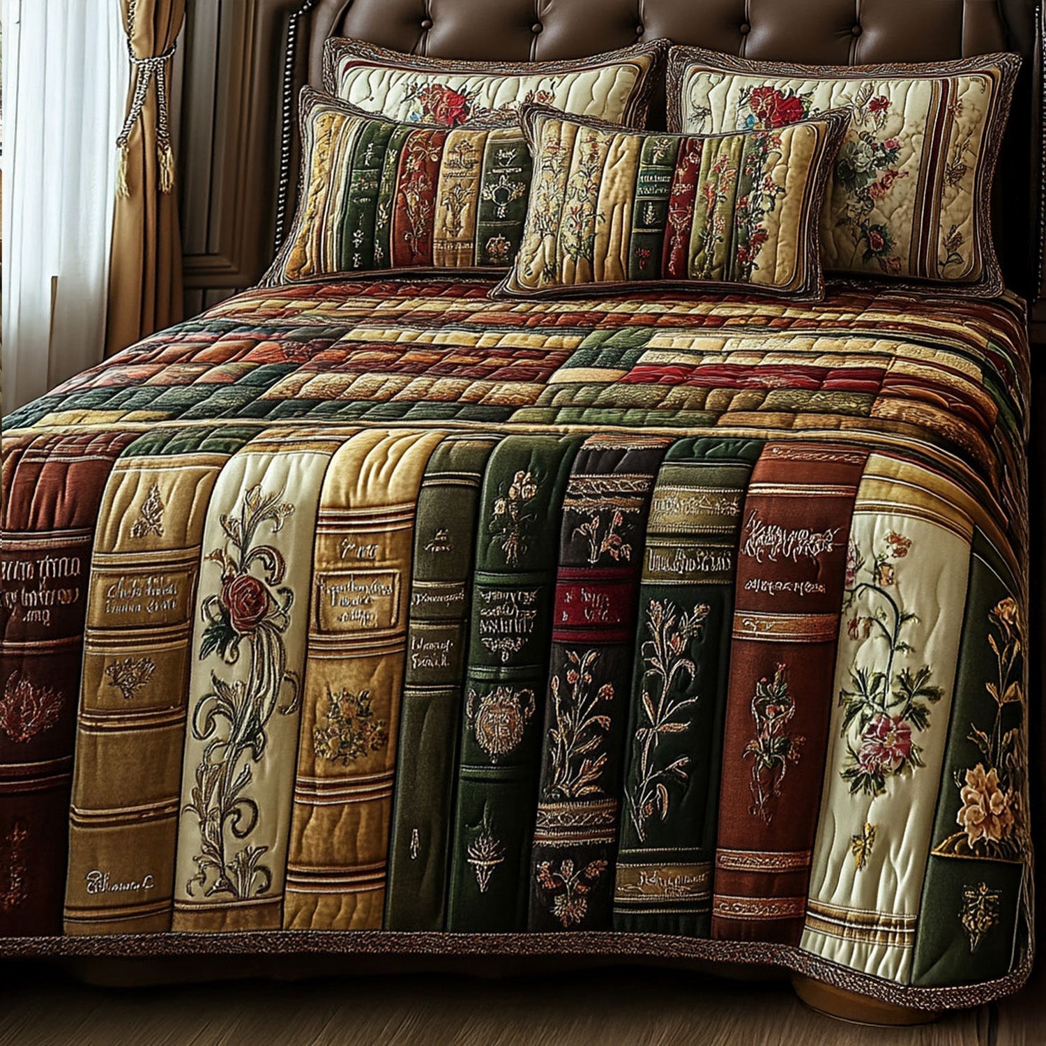 Bound in Beauty 3-Piece Quilted Bedding Set NCU0PT4874