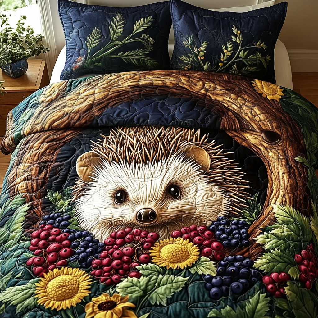 Brambles and Burrows Quilted Bedding Set NCU0DV4001