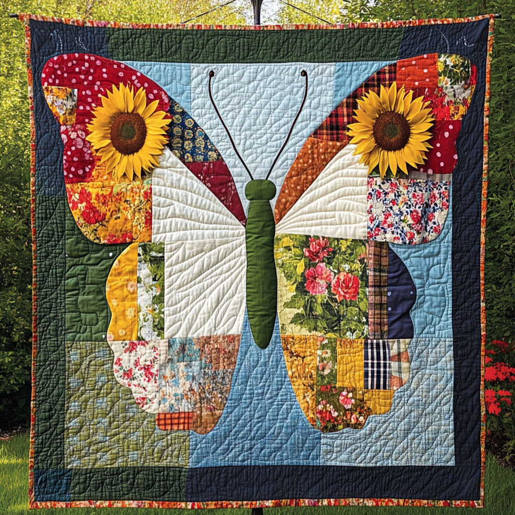 Bright Bloom Quilted Blanket NCU0NT5071