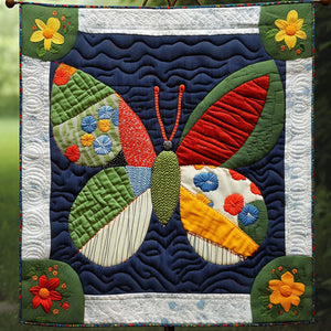 Butterfly Whimsy Quilted Blanket NCU0NT5073