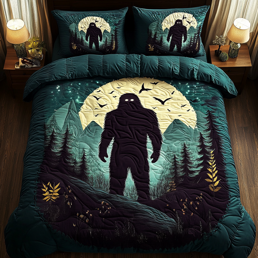 Cabin Comfort 3-Piece Quilted Bedding Set NCU0VH2193