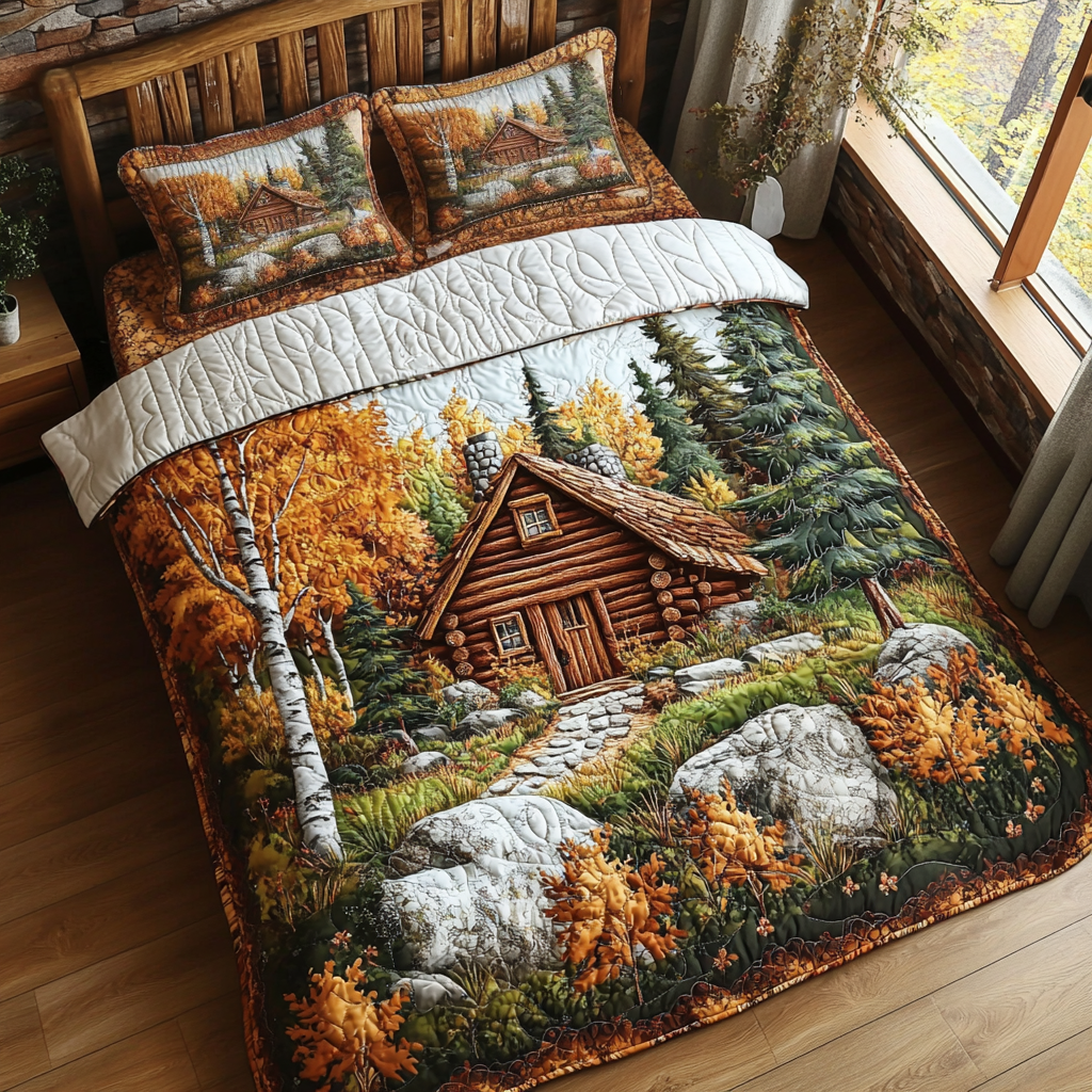 Cabin Comforts Quilted Bedding Set NCU0DV2708