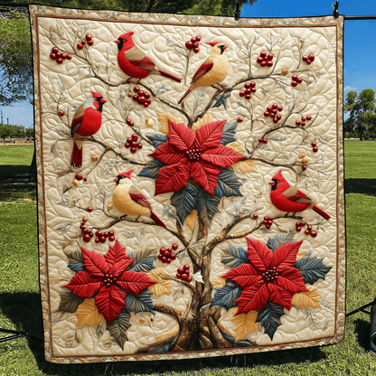 Cardinal Family Quilted Blanket 04acxa140425