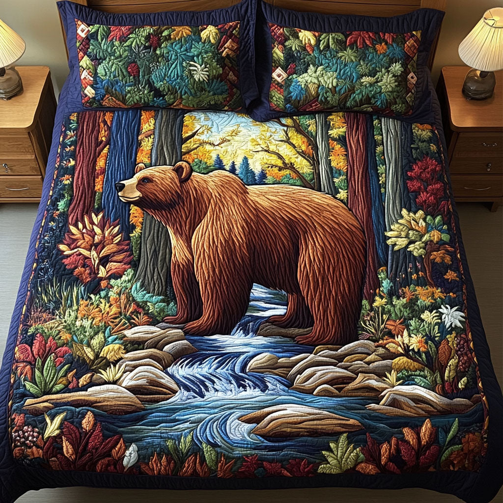 Cave Keeper 3-Piece Quilted Bedding Set NCU0NT2851