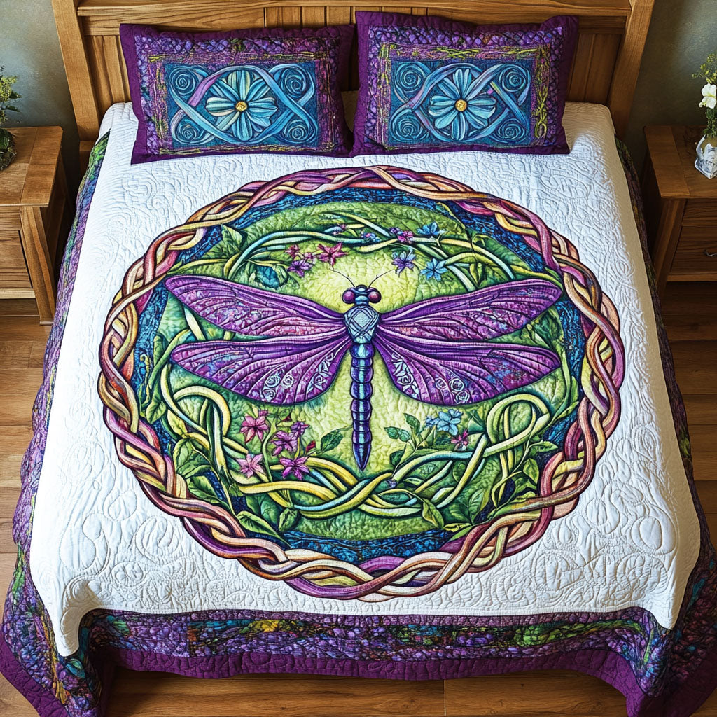 Celtic Serenity 3-Piece Quilted Bedding Set NCU0PT3210