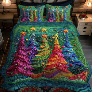 Christmas 3-Piece Quilted Bedding Set NCU0VT67