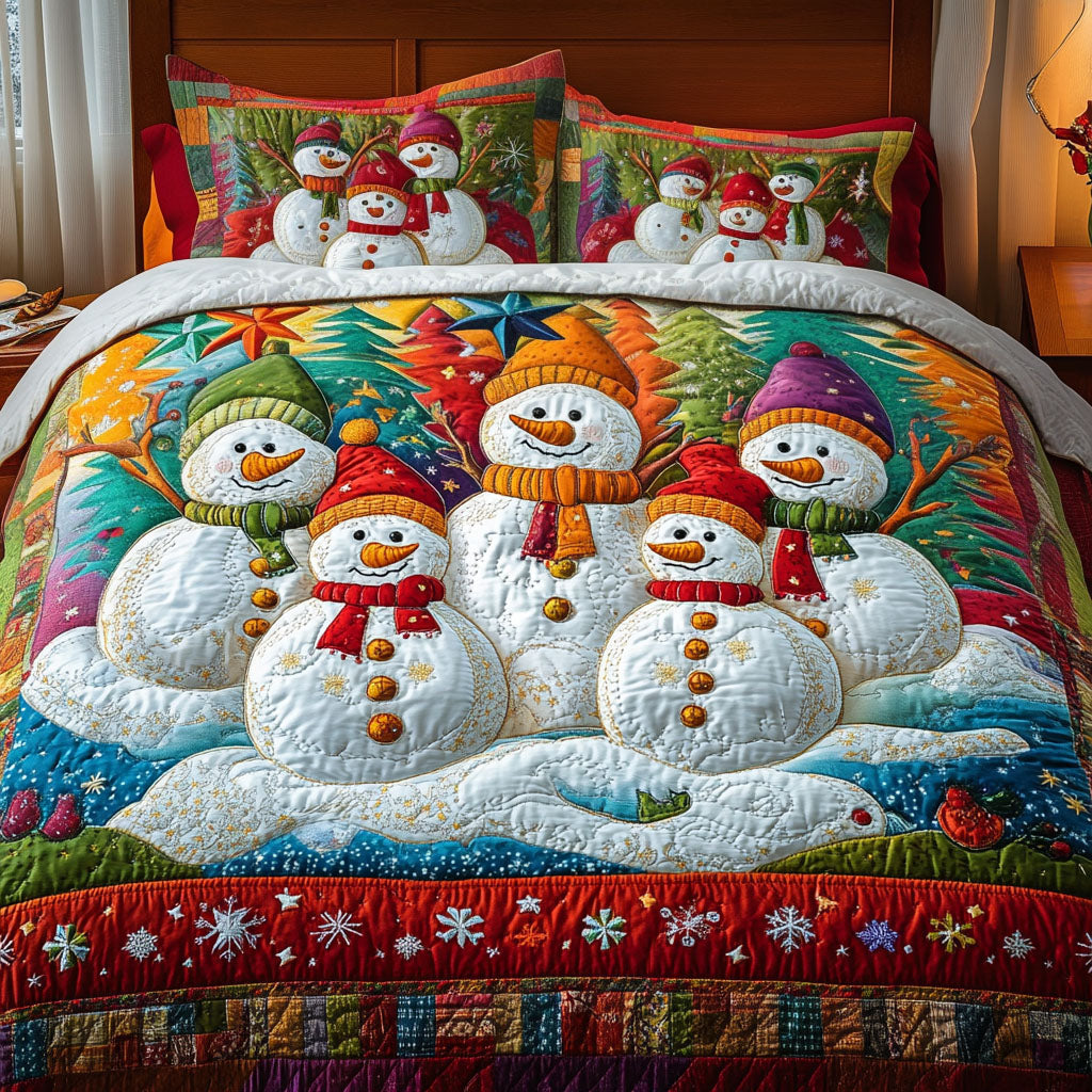 Christmas Dream 3-Piece Quilted Bedding Set NCU0NT2482