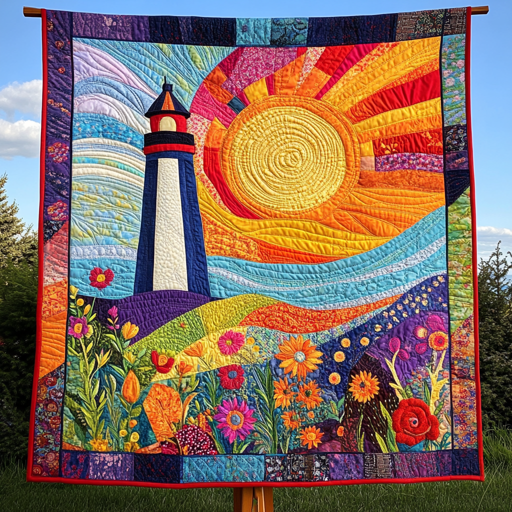 Coastal Glow Quilted Blanket NCU0DK4233