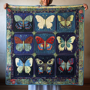 Colorful Garden Quilted Blanket NCU0VL1088