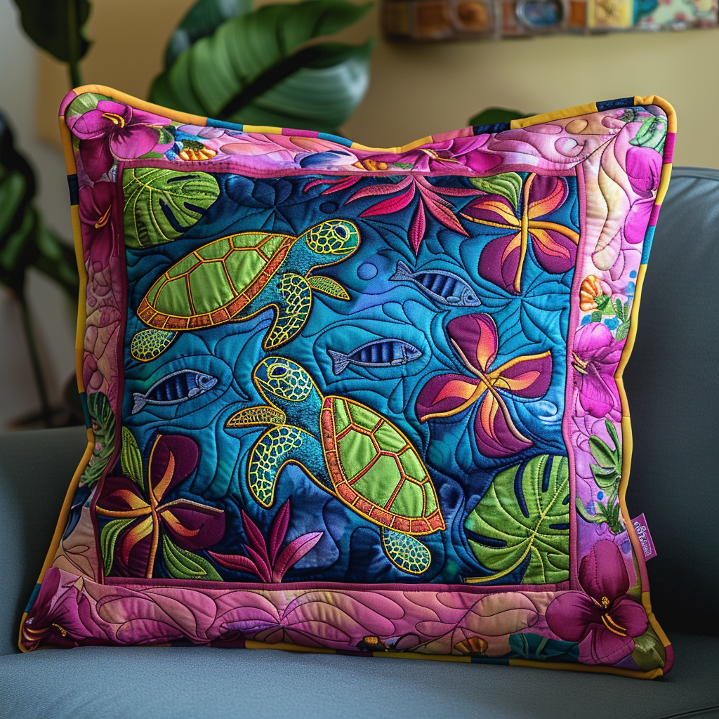 Coral Reef Comfor Quilted Pillow Case NCU0TL490