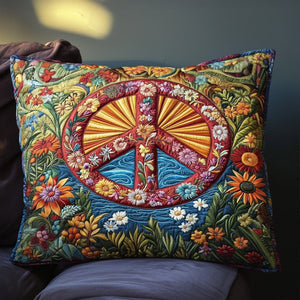 Cosmic Peace Quilted Bedding Pillow Case NCU0PT4220