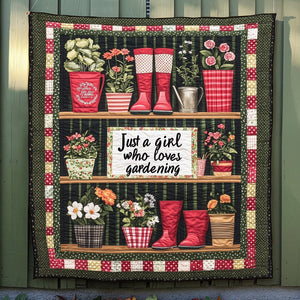 Cottage Garden Quilted Blanket NCU0TH1441