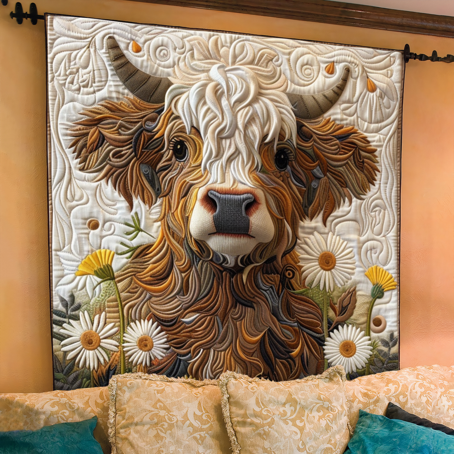 Daisy Delight Quilted Blanket 05acxa110425