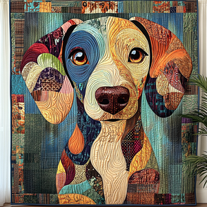 Dazzling Dachsie Quilted Blanket NCU0VL1068