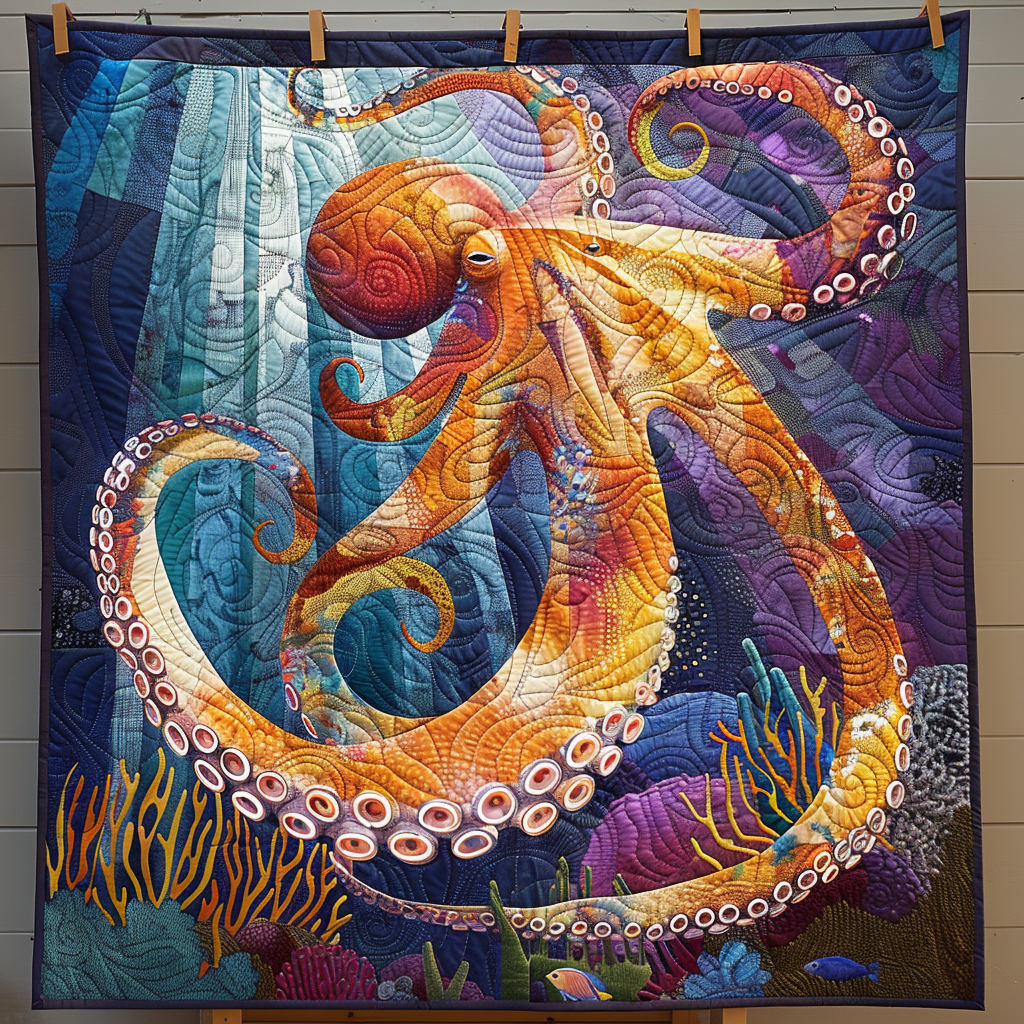 Deepsea Diva Quilted Blanket NCU0DV4138