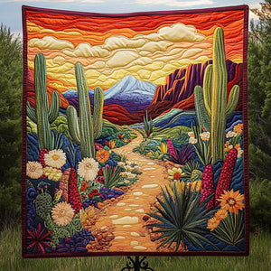 Desert Bloom Quilted Blanket NCU0NT4177