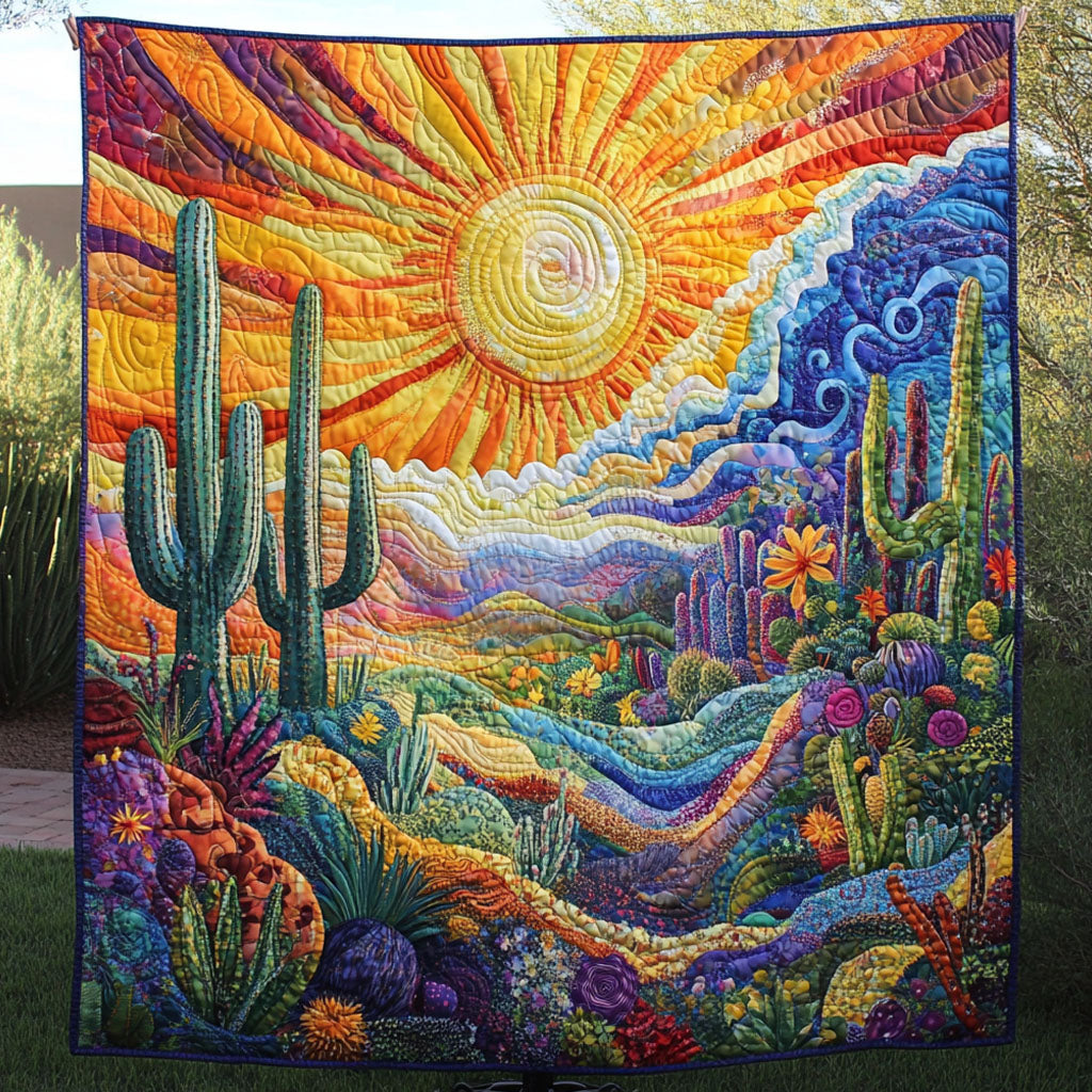 Desert Glow Quilted Blanket NCU0NT5113