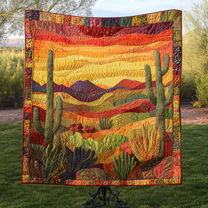 Desert Sunset Quilted Blanket NCU0NT4178