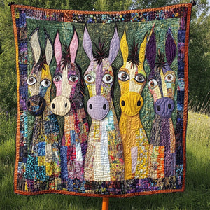 Donkey Daze Quilted Blanket NCU0PT5260