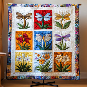 Dragonfly Radiance Quilted Blanket NCU0PT3506