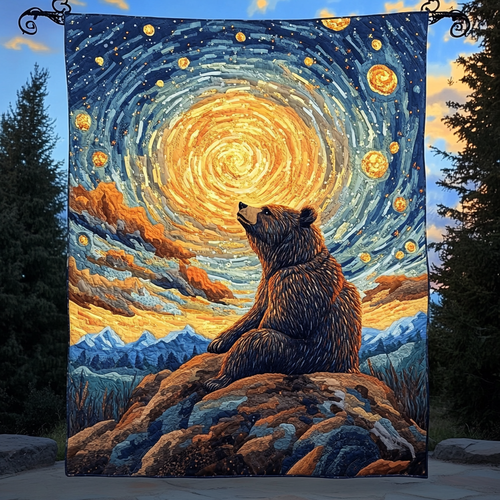 Eternal Forest Guardian Quilted Blanket 10acxx030425