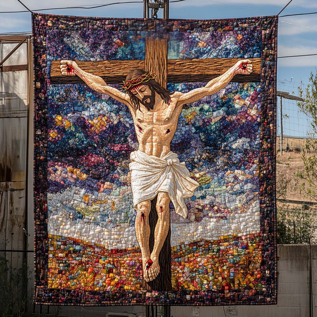 Eternal Mercy Quilted Blanket 02acxd140425