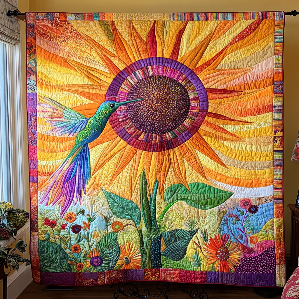 Ethereal Flutter Quilted Blanket NCU0DK5396