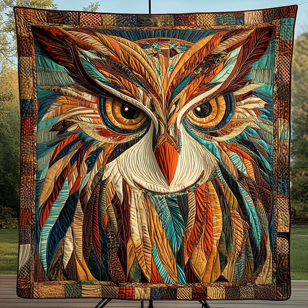 Ethereal Hoot Quilted Blanket NCU0DK4421