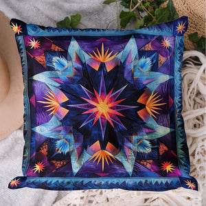 Feathered Night Sky Quilted Pillow Case NCU0TH1416