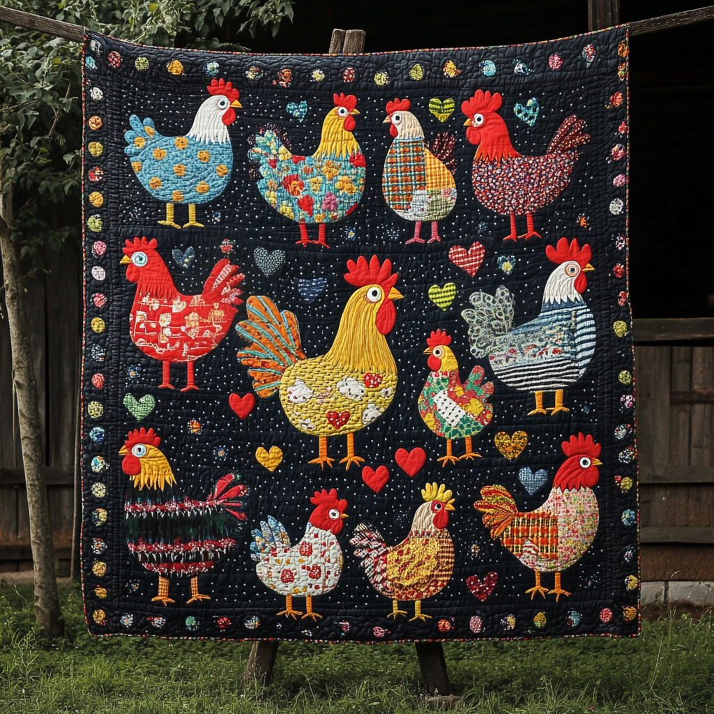 Feathered Friends Quilted Blanket NCU0VH2551