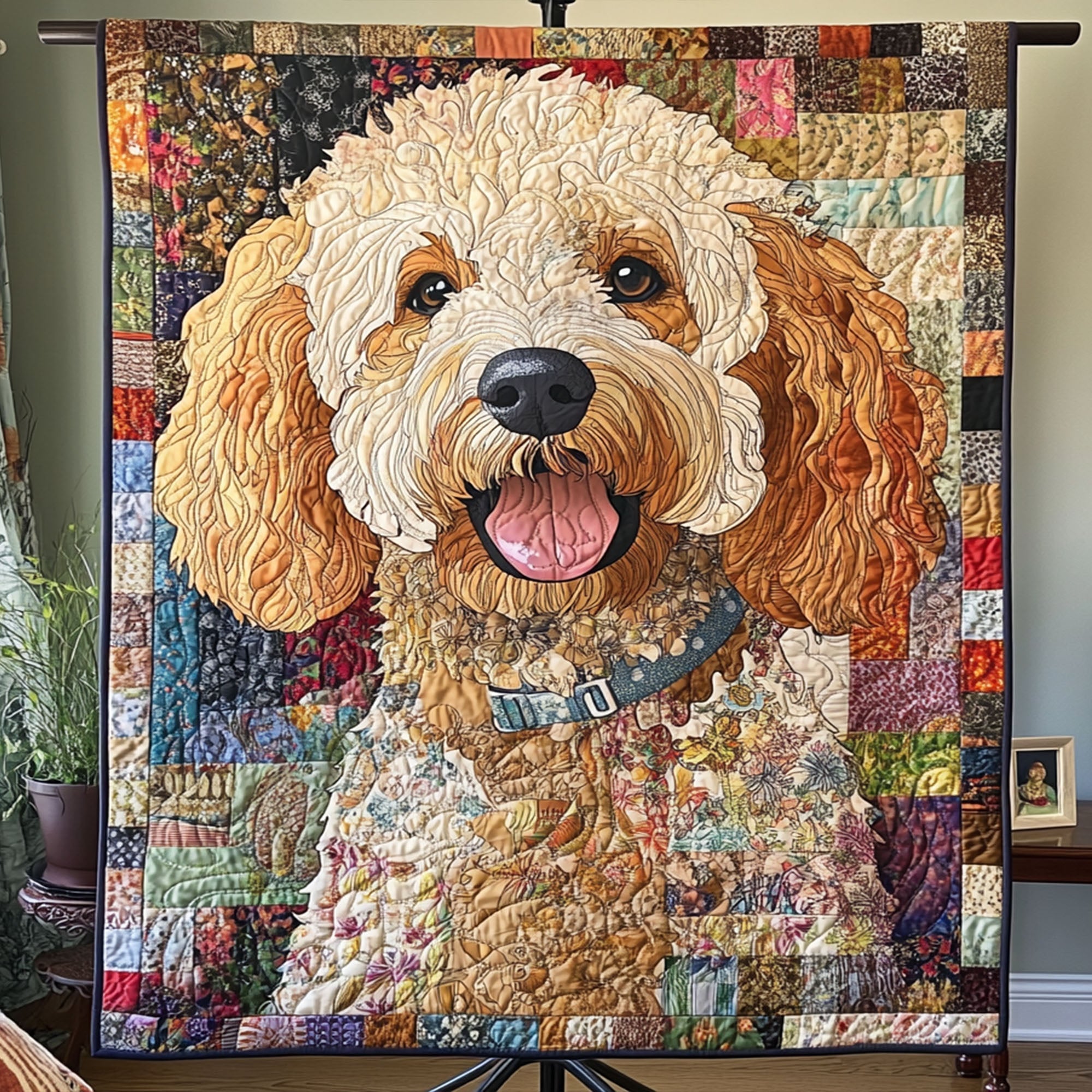 Furry Friend Forever Quilted Blanket NCU0PT3081